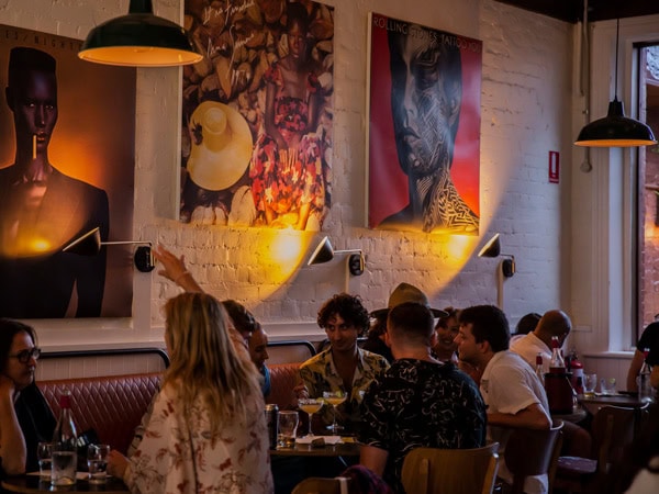 people dining at Ode to Sirens in Fremantle