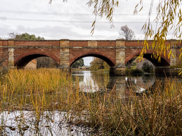 the Red Bridge in Campbell Town