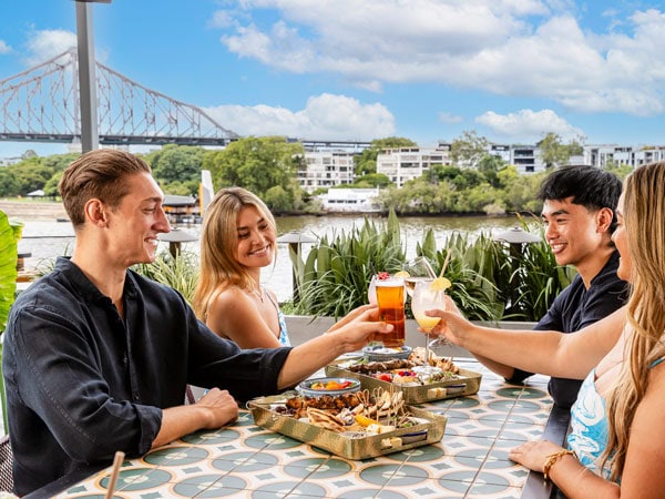 Riverland bottomless brunch in Brisbane