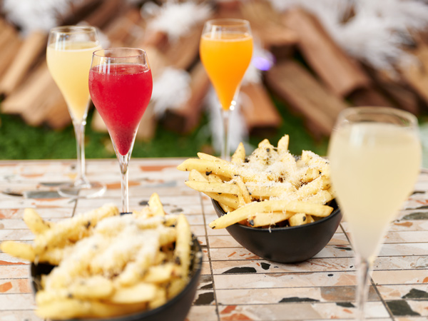 fries and cocktails at Untied Bangaroo