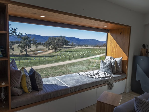 A cosy space with the view of nature