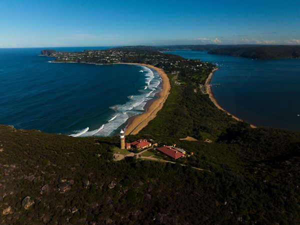 coastal views from Barrenjoey lighthouse, Palm Beach