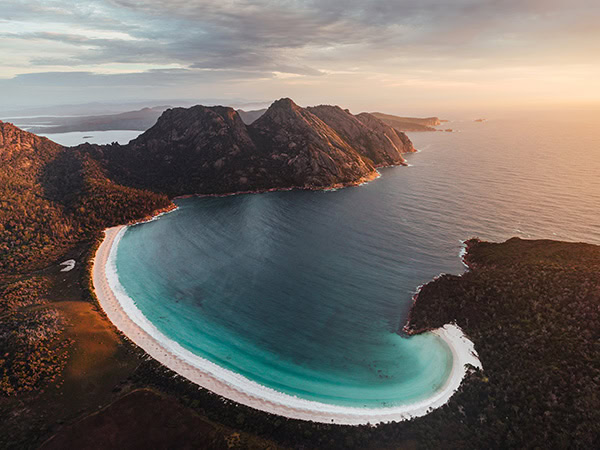 Wineglass Bay aerial