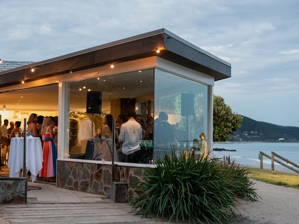 the waterfront Almyra restaurant next to Lorne Beach