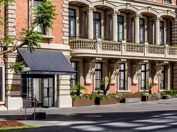 the building exterior of The Treasury, Cape Arid Rooms, Perth