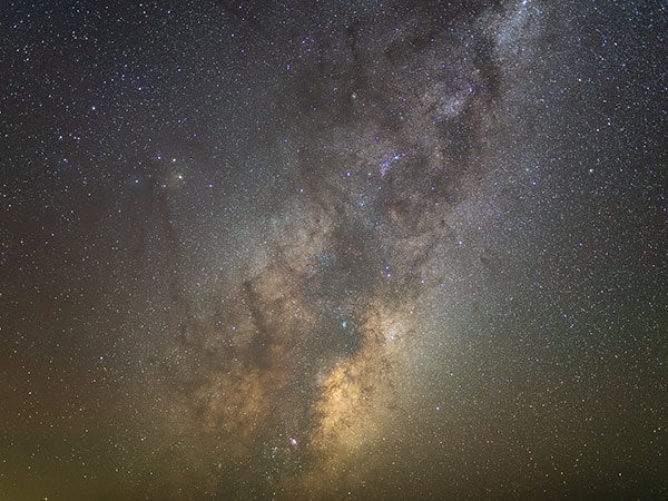 La Via Lattea sulla penisola di Eyre, Australia meridionale