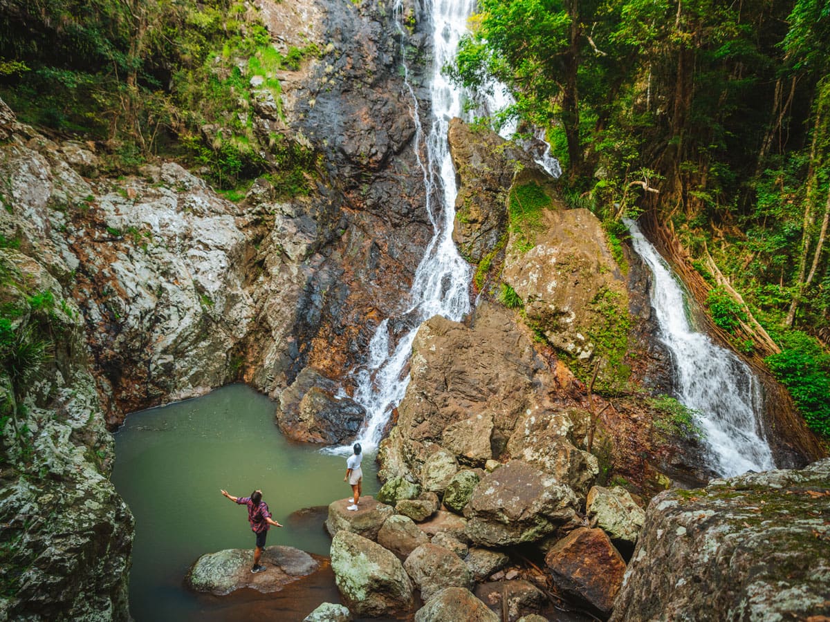 the swimming hole at Kondalilla Falls, Brisbane