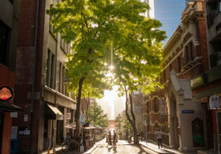 the Little Bourke Street, Melbourne CBD