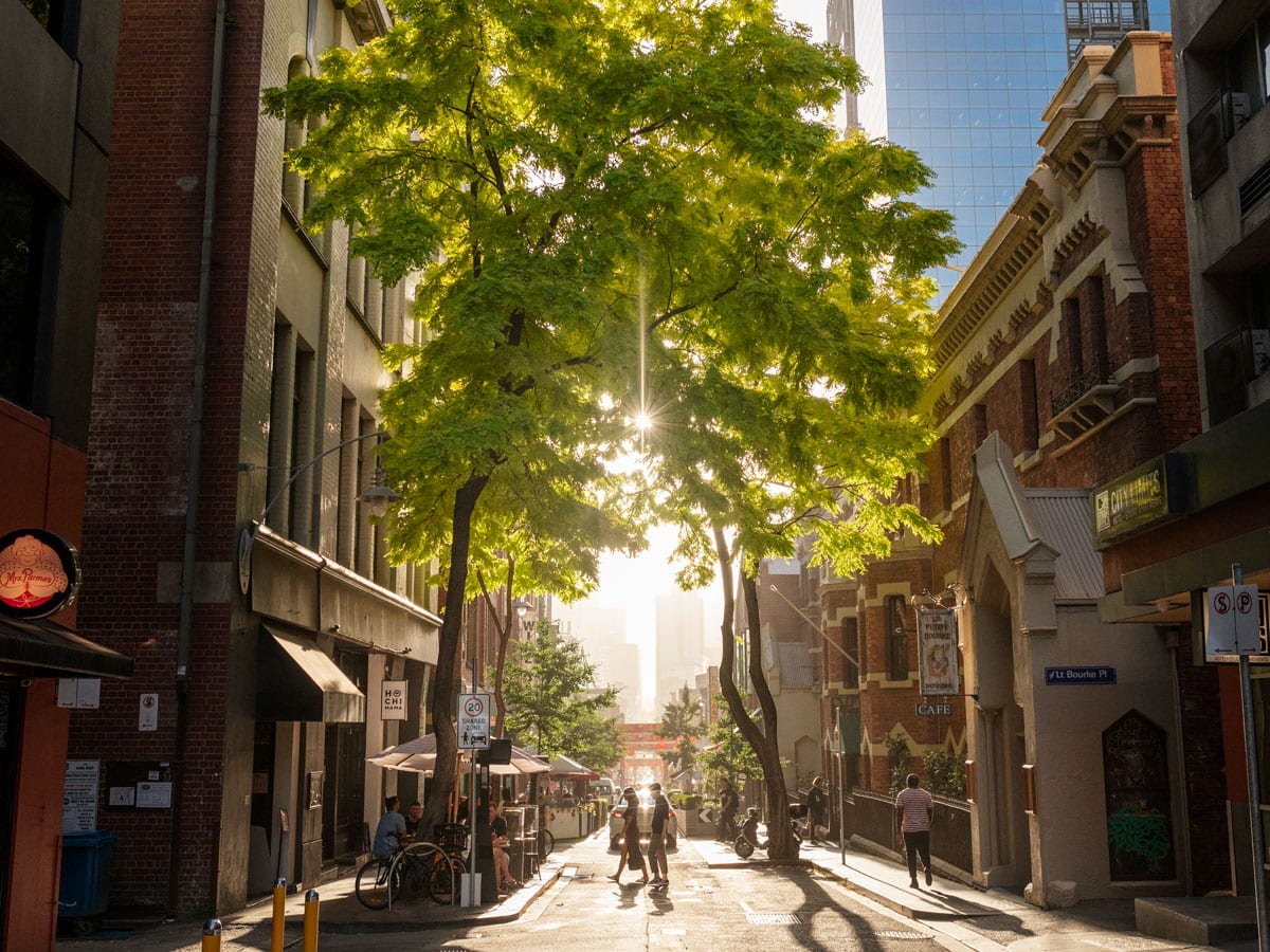 the Little Bourke Street, Melbourne CBD