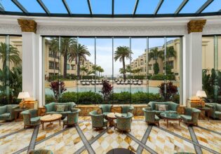 Le Jardin dining room at Palazzo Versace Imperial Hotel Gold Coast