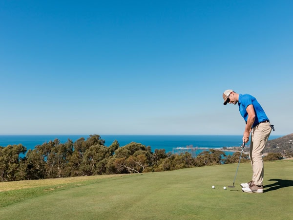 a man playing golf at Lorne Country Club