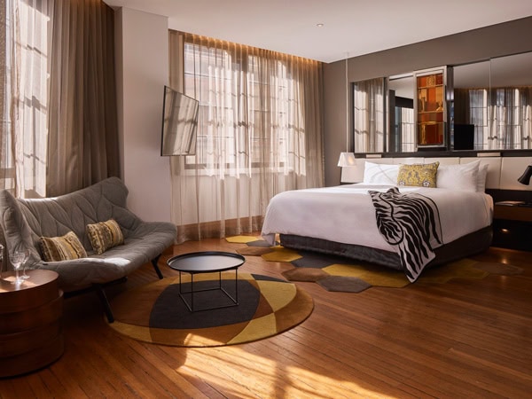 a look inside the QT Corner Suite, Sydney