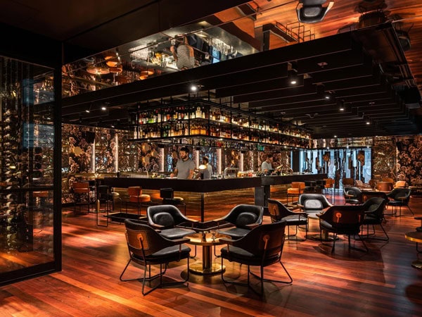 the Mediterranean-inspired restaurant, Santini