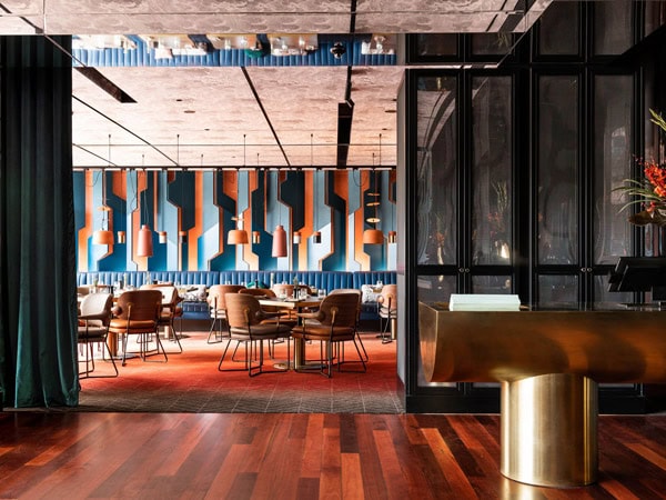 a look inside the Mediterranean-inspired restaurant, Santini