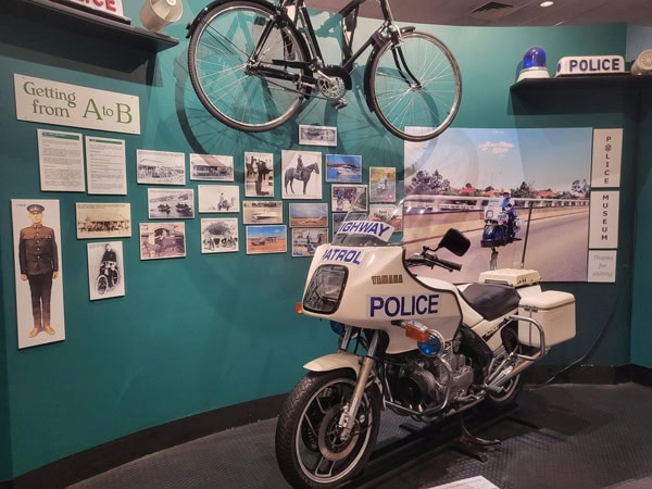 law enforcement relics at Queensland Police Museum