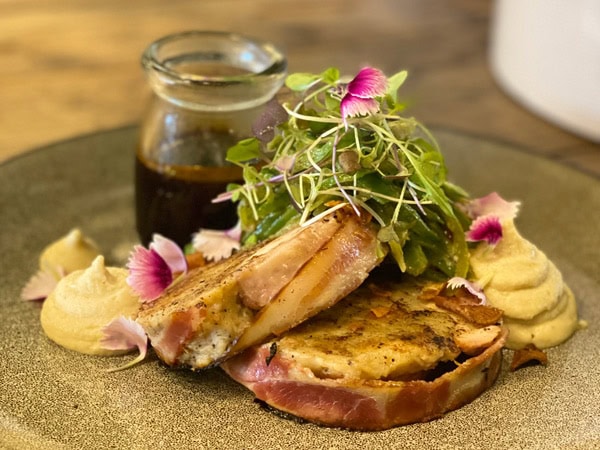 a close-up shot of brunch at Round Bird Food & Wine Merchants, Yarra Valley