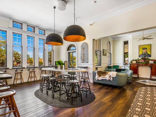 the dining room at Sandgate Post Office Hotel, Brisbane