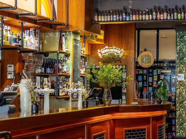 the pub interior of The Transcontinental Hotel, Brisbane