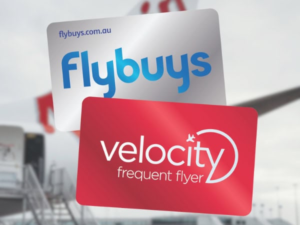 Virgin Velocity card and Flybuys card