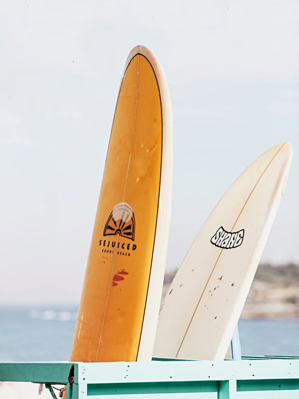 surfboards in Bondi Beach