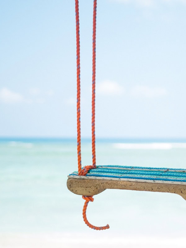 a swing on Cocos Keeling Islands