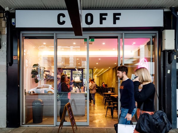 the cafe exterior of Croff Bakehouse, Perth