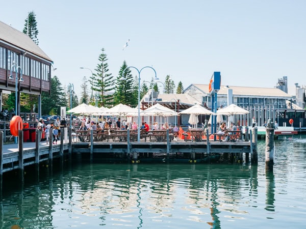 the Fremantle Harbour