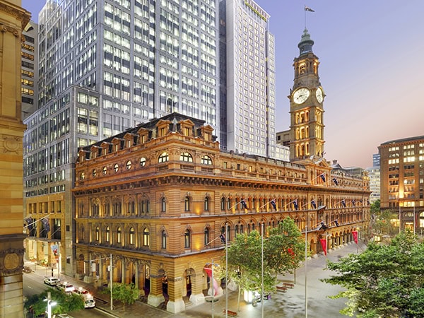 The Fullerton Hotel Sydney exterior shot