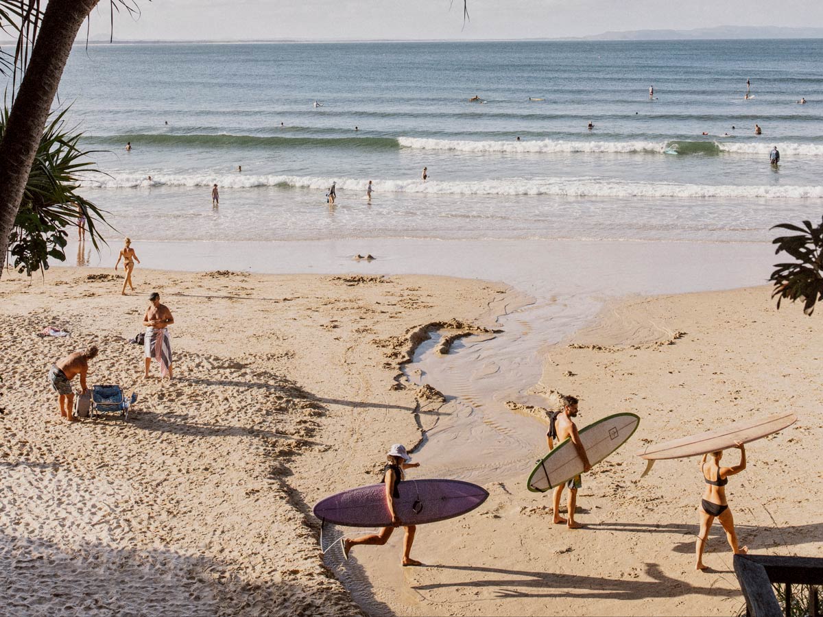 the surf culture in Noosa