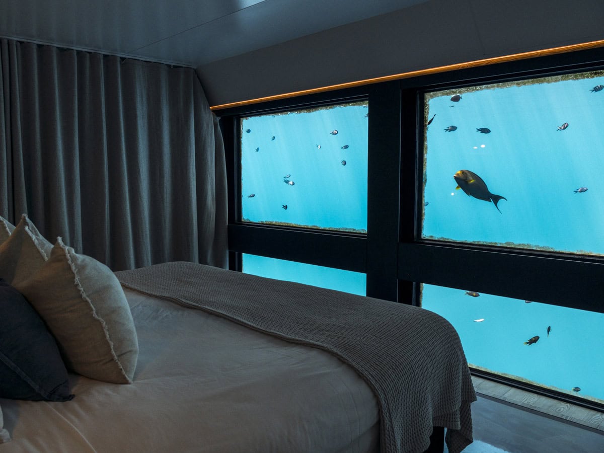 Sleeping at Australia's first underwater hotel will blow your mind