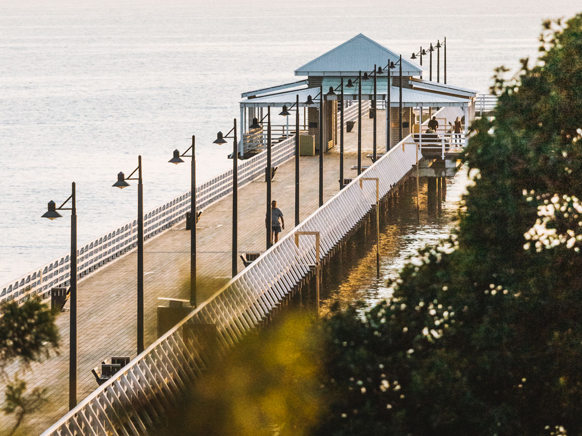 the Shorncliffe Pier in Brisbane