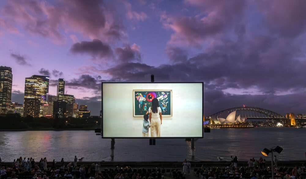 the outdoor cinema at Westpac OpenAir Cinema, Sydney, NSW