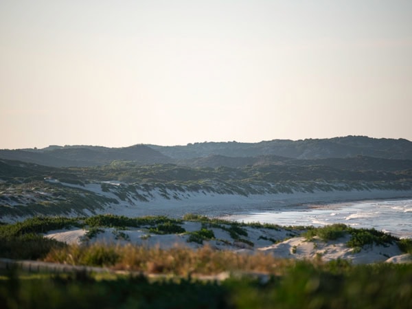 Indian Ocean lapping Ledge Point