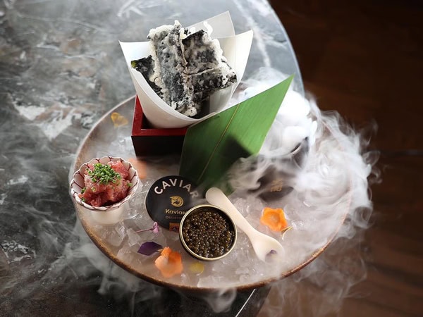 caviar at Ippin Japanese Dining