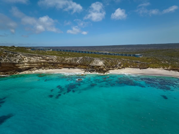 an aerial view of the Southern Ocean Lodge