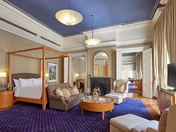 Long Suite at the Fullerton Hotel Sydney