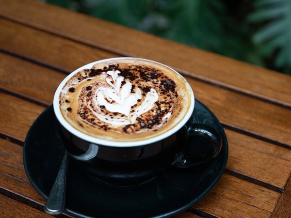 a cup of coffee at Lowdown Espresso, Perth