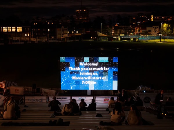 the Manly OpenAir Cinema, Manly, NSW