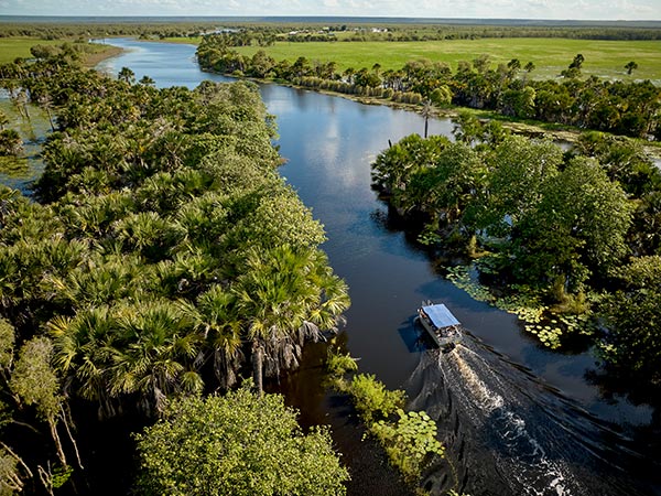 outback spirit Murwangi Arafura Swamp Boat