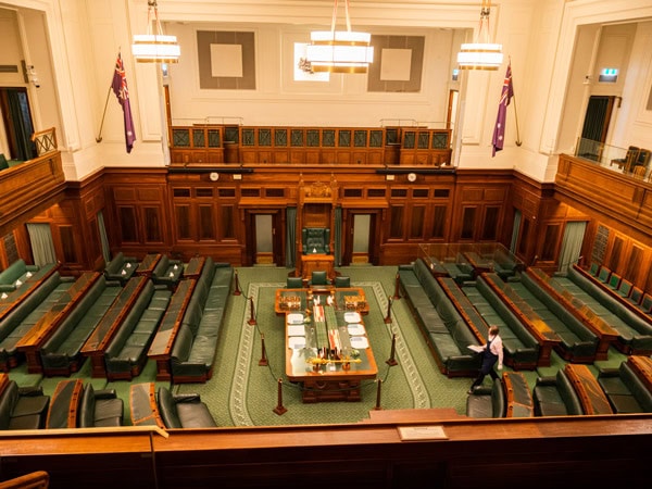 the Old Parliament House at the Museum of Australian Democracy, Canberra