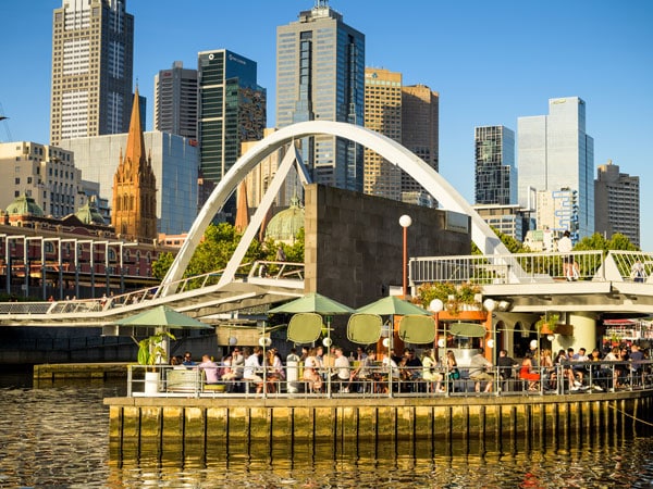 the Ponyfish Island on the Yarra