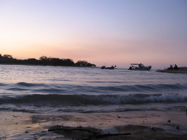 Saunders Beach Townsville at sunset