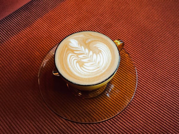 a cup of coffee at Smooth Operator, Perth