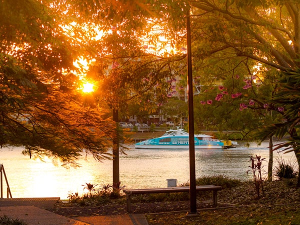 the West End River Walk in Brisbane
