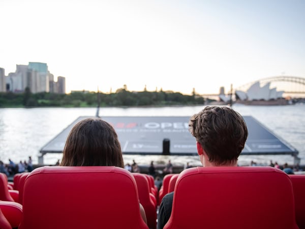 the outdoor cinema at Westpac OpenAir Cinema, Sydney, NSW