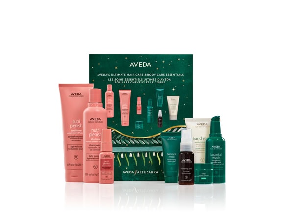 The Aveda hair care & body care essentials