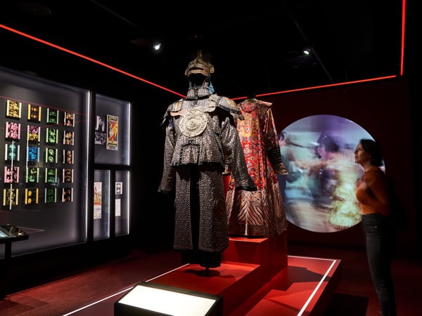 costumes from The Last Emperor film on display at Australian Centre for the Moving Image (ACMI)