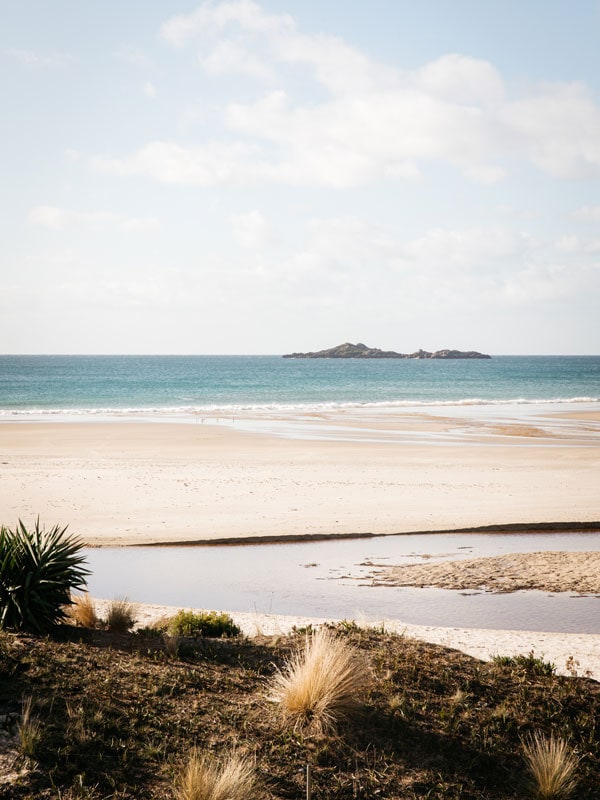 Sisters Beach in Tasmania - view from Arku House