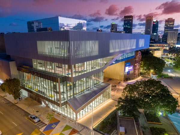 the building exterior of WA Museum Boola Bardip