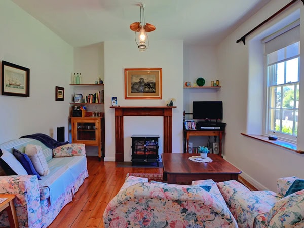 the living room interior at Cherry Plum Cottages